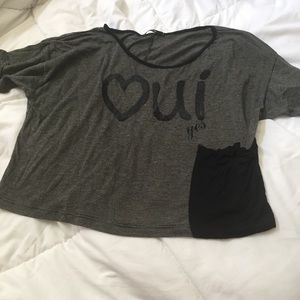 Oui Crop T shirt